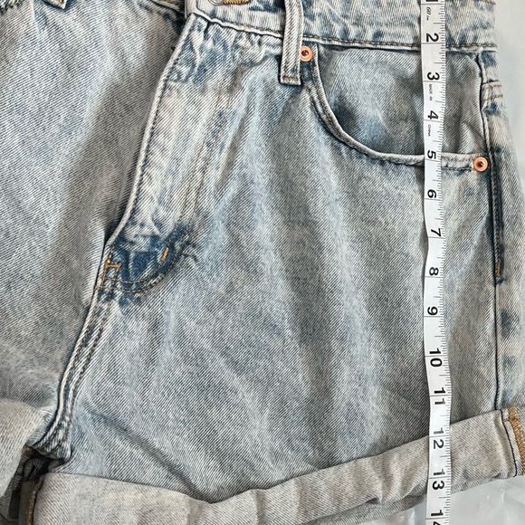 Wild Fable Denim Blue Women's Shorts - Picture 3 of 5